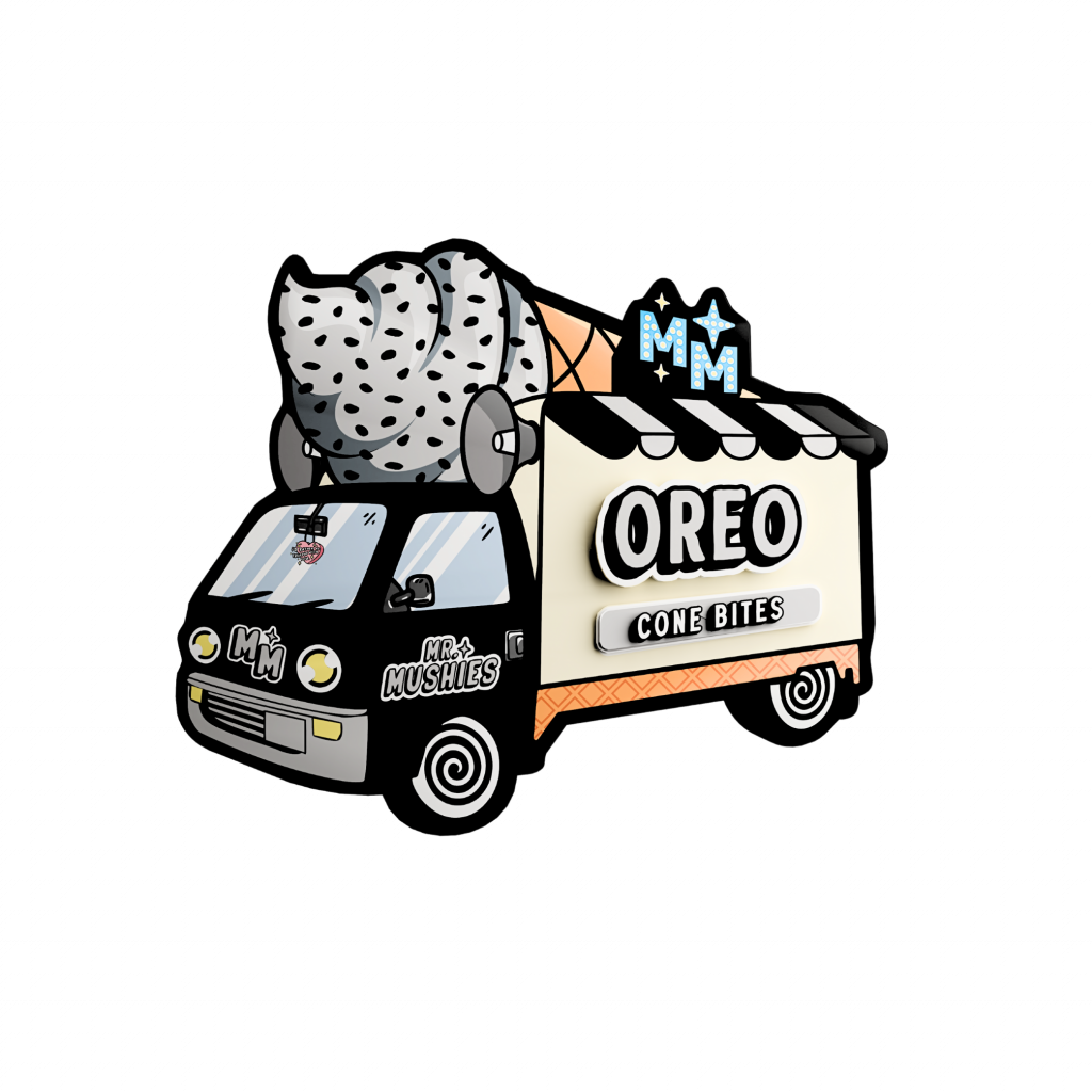 Oreo psilocybin chocolate cone bite by Mr. Mushies