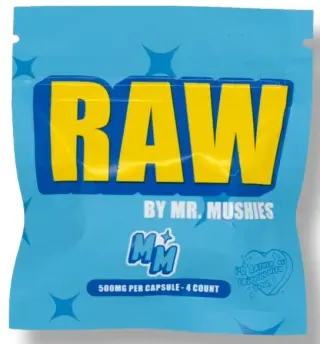 Raw psilocybin capsules by Mr. Mushies